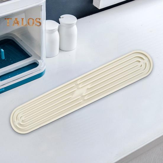 Drain Mat Flexible Silicone Sink Drain Pad Anti-Slip Silicone Countertop Protection Mat for Home