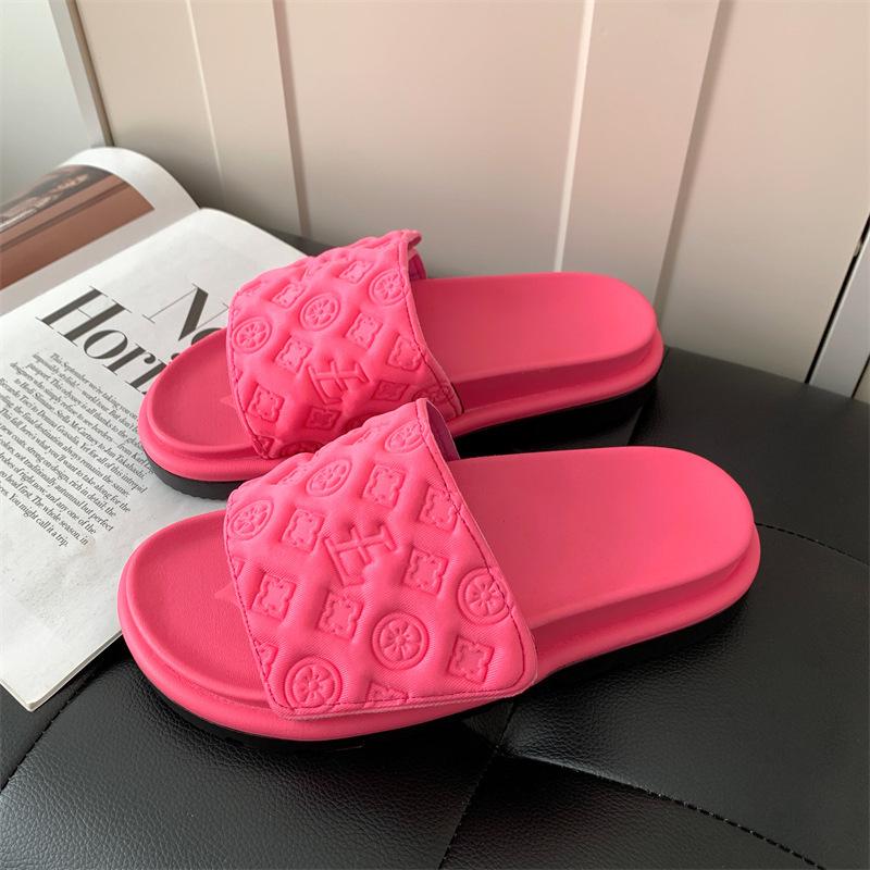 Women's 2024 Summer Velcro Platform Sandals: Thick-Soled, Soft, Non-Slip, All-Match Outdoor Niche Style