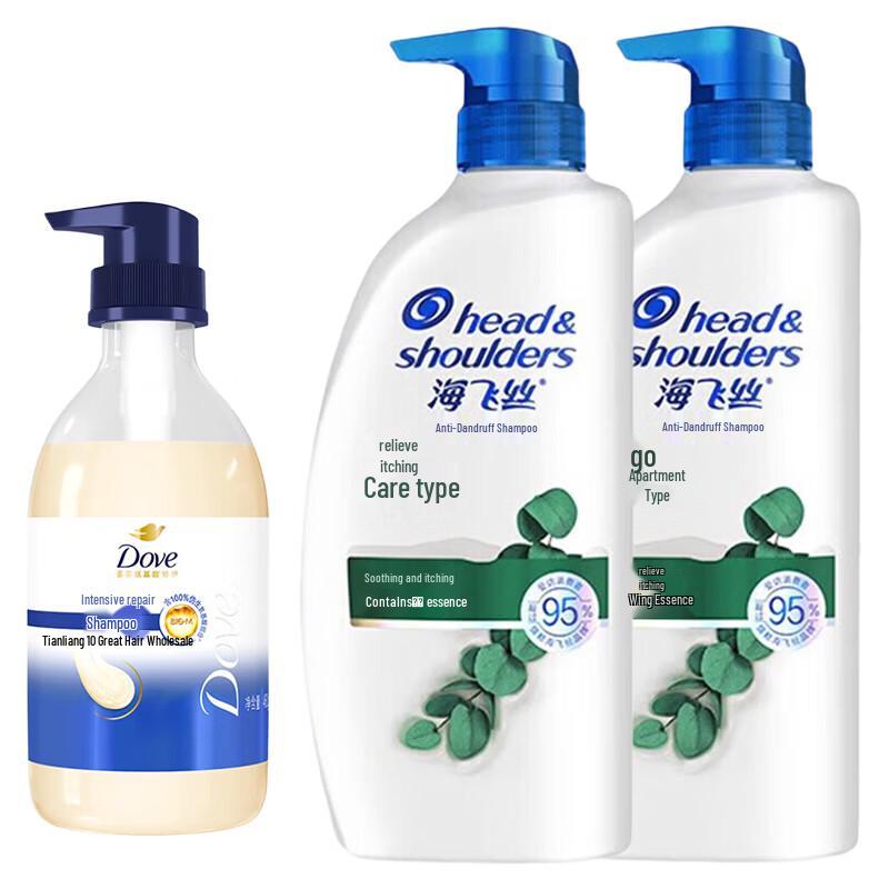 Dove Intensive Nourishing & Anti-Itch Care Shampoo Set