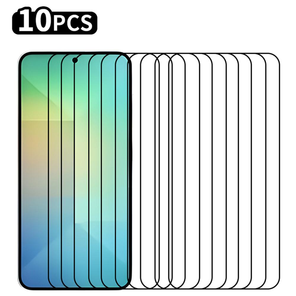 RURIHAI 10Pcs For Samsung Galaxy S25+ Full Glue Screen Protector High Aluminium Silicon Glass Film,Ultrasonic Fingerprint Unlock