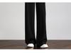 Tall Women's Black Drape Casual Wide-Leg Trousers - Spring/Autumn 2026