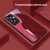 Water Pattern Purple For Oppo A79 5G 58 78 74 60 4G Reno 11F Realme GT 6 11 Note 50 10 C55 X2 Tempered Glass Black Phone Case