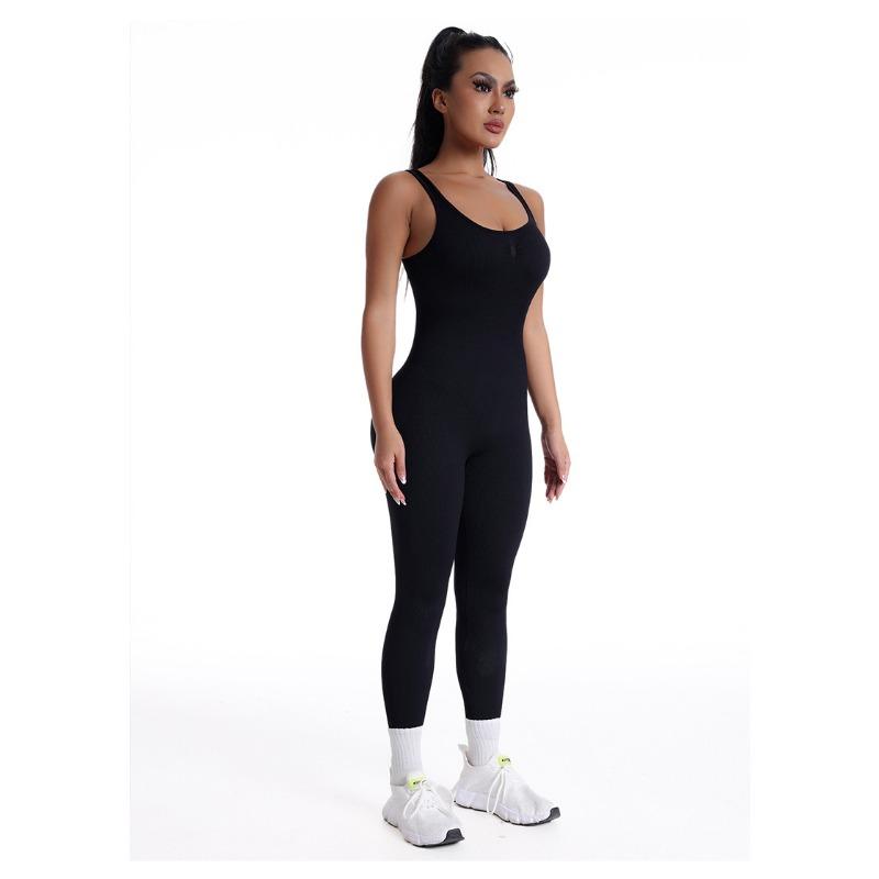 sexy v-neck elasticity Gym Jumpsuit Women's Fitness Sets Sports Overalls for Woman Tracksuit Yoga Clothing long pants Workout Sportswear