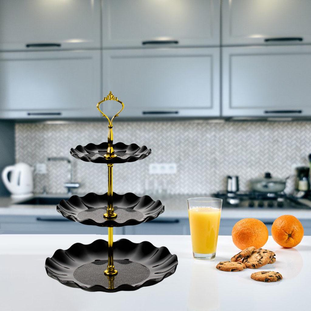 Nordic Storage Tray Dessert Tower Self-Help Countertop Fruit Decor Organizer