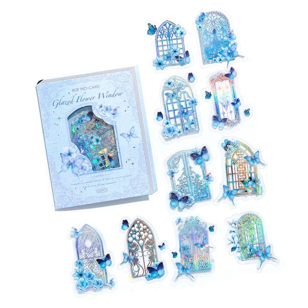 

DIY ремесла голографическая лазерная наклейка ручной работы мечтательные эстетические наклейки Goo Card 1