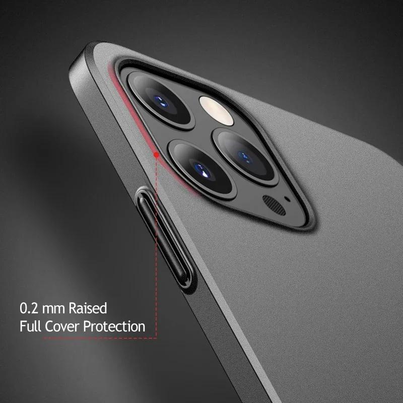 Luxury Matte Hard PC Case For iPhone 15 14 13 12 Mini 11 Pro XS Max XR X 7 8 Plus SE 2020 SE 2022 Ultra Thin Back Cover Fundas