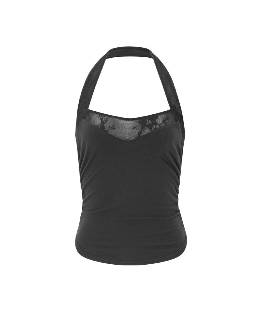 Peullijeunopallou Teresa Sleeveless Top (Deep Charcoal)
