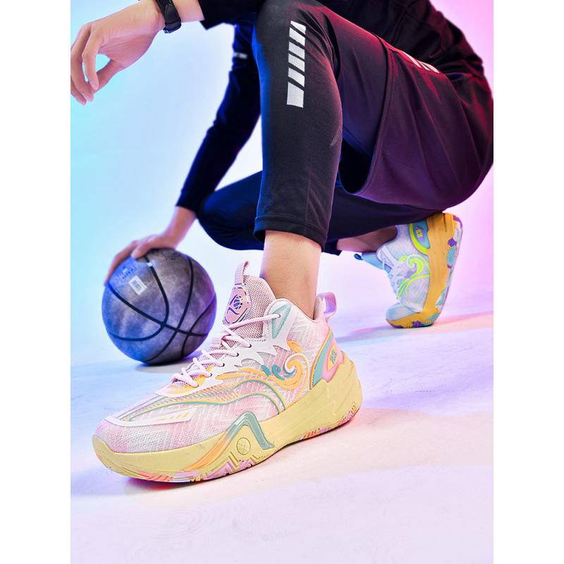2025 New Men's and Women's Style Basketball Shoes Actual Sports Mandarin Duck Youth and Students Outdoor Sports Non-slip Sneakers
