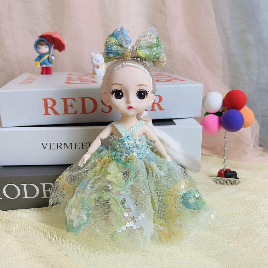 Princess Doll Mini Set - 17cm Toy for Girls, Perfect Birthday Gift