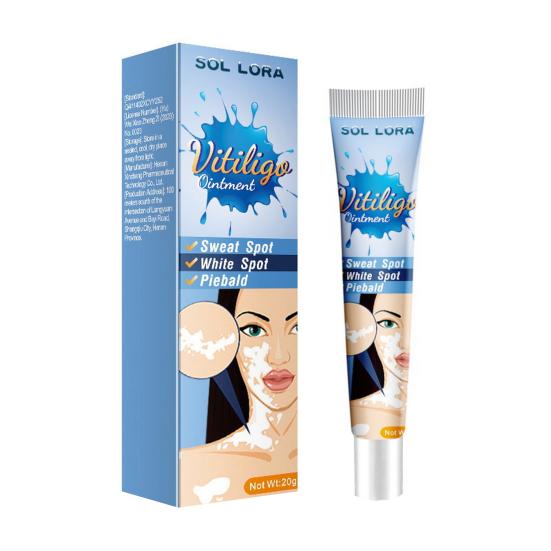 

Крем для лечения витилиго Yousheng 20G, эффективное средство, безопасные натуральные ингредиенты, мазь от витилиго при пигментных нарушениях кожи синий