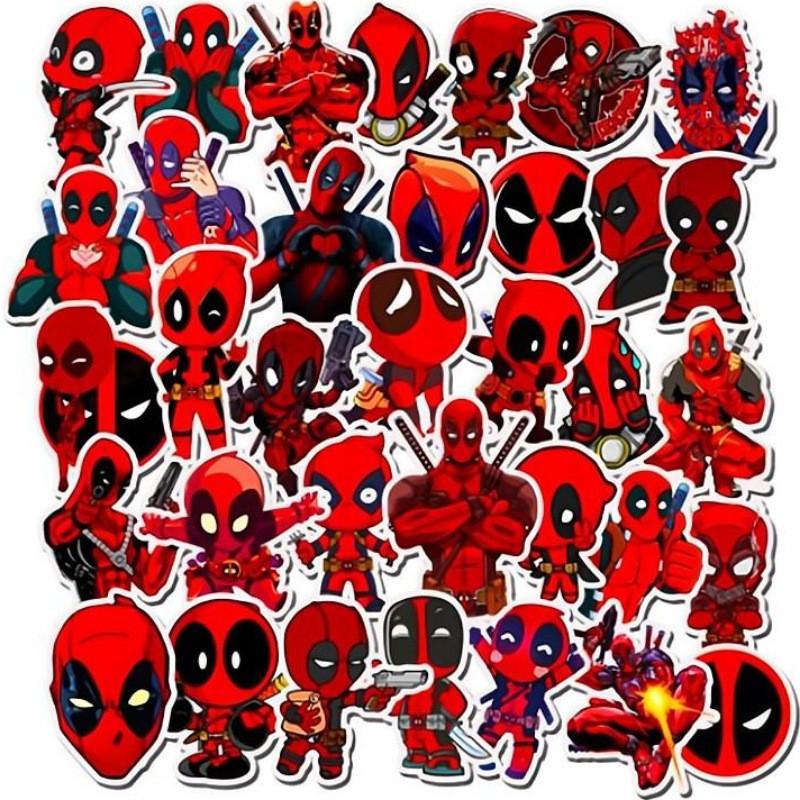 35pc Luggage Stickers Creative Trend Luggage Laptop Decorative Stickers