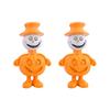 Halloween Pumpkin Man Resin Statue Cartoon Pumpkin Head Doll Tabletop Ornament Indoor Home Garden Holiday Party Gift