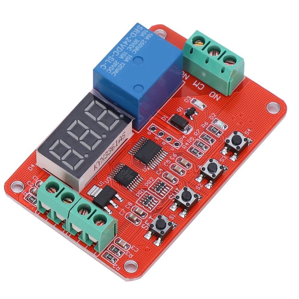 DVB01 Digital Window Voltage Comparator 12V/24V Optional Discharge Function Red Voltage Comparator Voltage Measurement