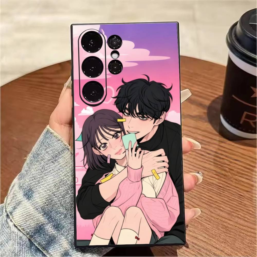 Shim Su-ae Aniem O-Operation T-True-Love Phone Case For Samsung S25,S24,S21,S22,S23,S20,Ultra,S26,Plus,Fe,Note,5G Black Cover