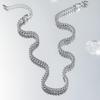 Titanium Steel Chopin Cuban Chain Men's Necklace - High-End Trendy Collarbone Accessory