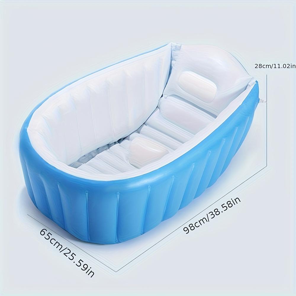 Multifunctional inflatable bath tub - portable, safe, soft, suitable for playing and bathing