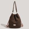 Vintage Large Capacity Women Backpacks Drawstring Backpack Versatile Crossbody Bags for Women Shoulder Bags School Bag Mochila