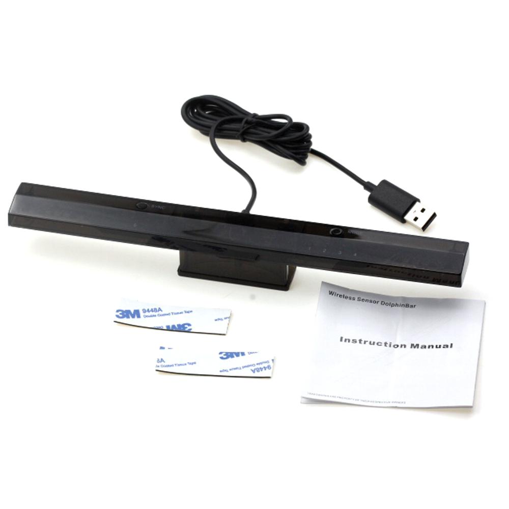 NEW MayFlash Wireless Sensor Dolphin Bar for Wii Remote Plus Controller To for Windows PC Support-Bluetooth  for Wii Kids Games
