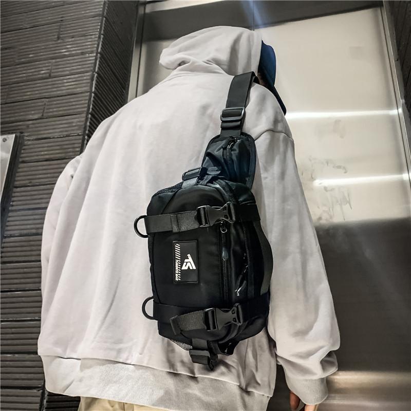 Multifunction Sport Hip Hop Punk Crossbody Bag Men Women Techwear Waterproof Fanny Pack Street Casual Single Shoulder Chest Bag