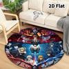 Death Note Round Area Rug Carpet Rug For Living Room Bedroom Sofa Playroom Decor Nonslip Floor Mat