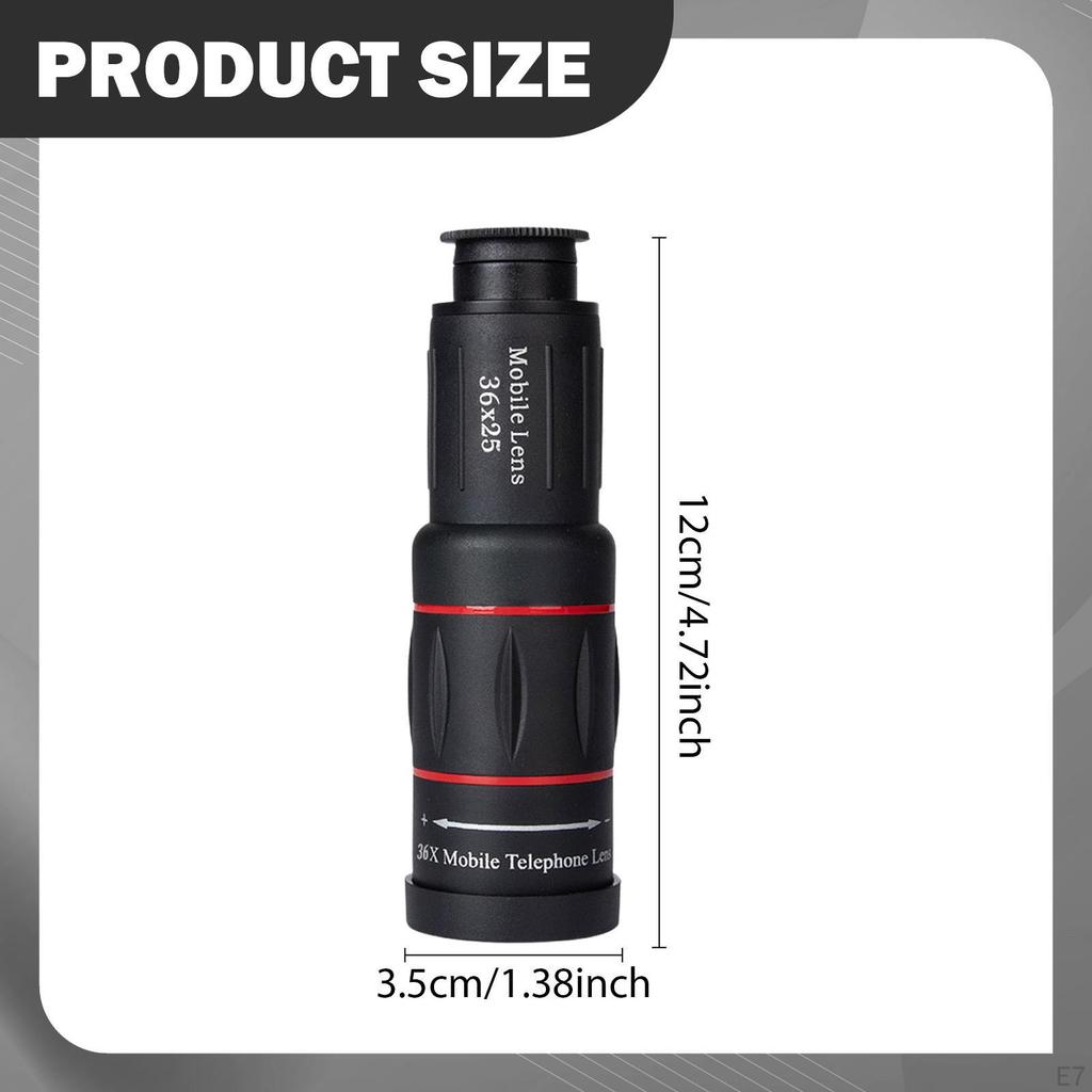 Telephoto Lens for Mobile Phone, Accessory, Professional Carrying Bag, Telescope