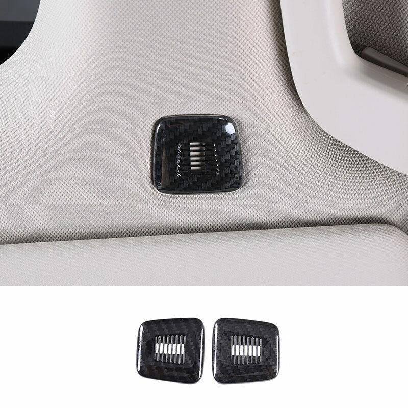 For BMW X3 G01 X4 G02 2018- ABS Carbon Fiber Car Roof Microphone Cover Decor