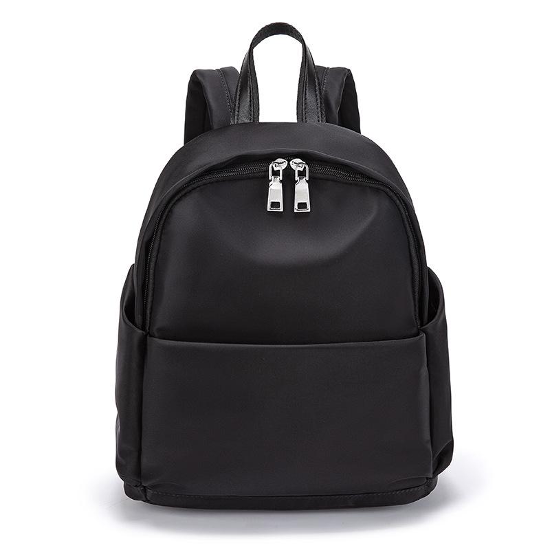 

Модный рюкзак из ткани Оксфорд, женский, весенний, большой емкости, сумка для отдыха и путешествий, студенческий рюкзак чёрный