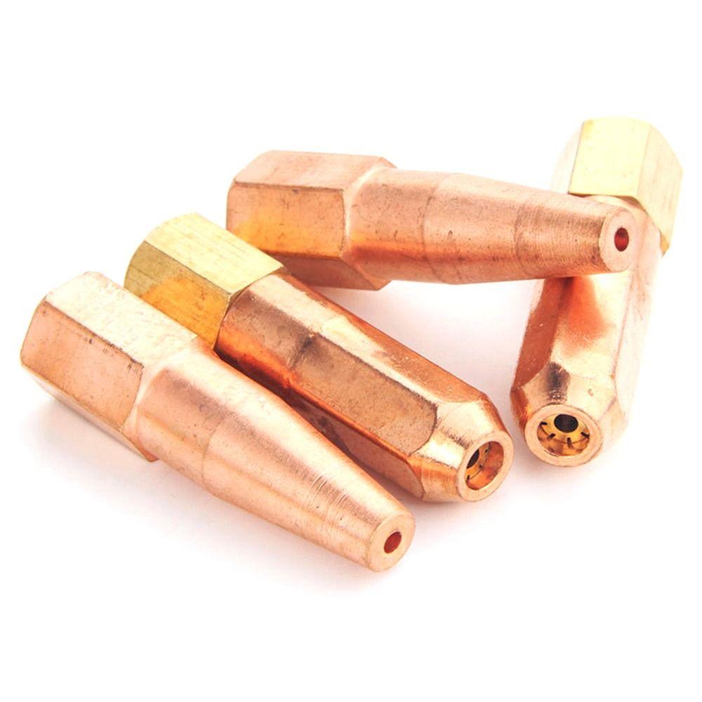 4# 5# Welding Accessory Propane Acetylene Gas Brazing Torch Nozzle Oxygen Welding Torch Tip H01-2