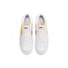 Nike Blazer 77 Vintage Leather Retro Casual Slip Resistant Durable Mid Top Skate Shoes Men Sneakers White Yellow Brown BQ6806-113