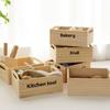 Children's wooden fruits and vegetables, joyful play at home toys, wooden simulation kitchen toys, cooking food Girls