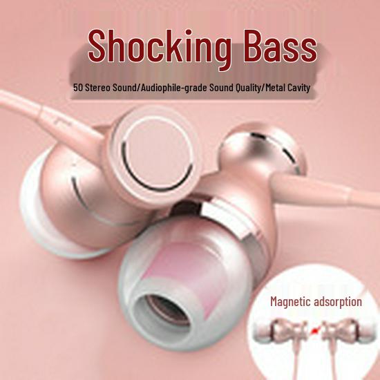 Turbine Heavy Bass In-Ear Headphones with Microphone and Wire Control - Universal for Mobile Phones