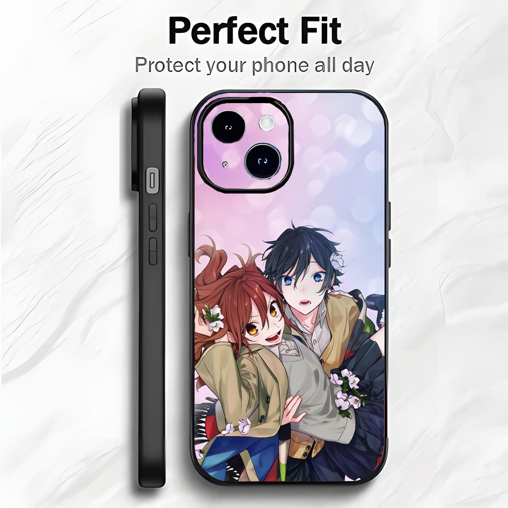 

Romantic Japanese Anime H-Horimiya Phone Case Phone Case Soft Packaging Lightweight For iPhone17 16 15 14 13ProMax iphone12promax