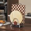 Pre-owned Thickened Kitchen Cutting Board and Lid Storage Rack