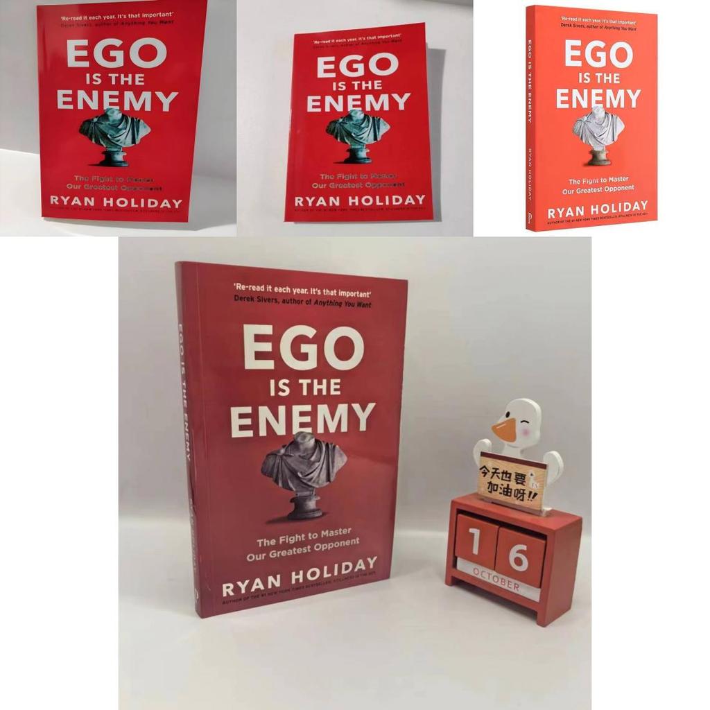 Inspiring English Self-help Book Ego Is The Enemy By Ryan Holiday For Personal Growth