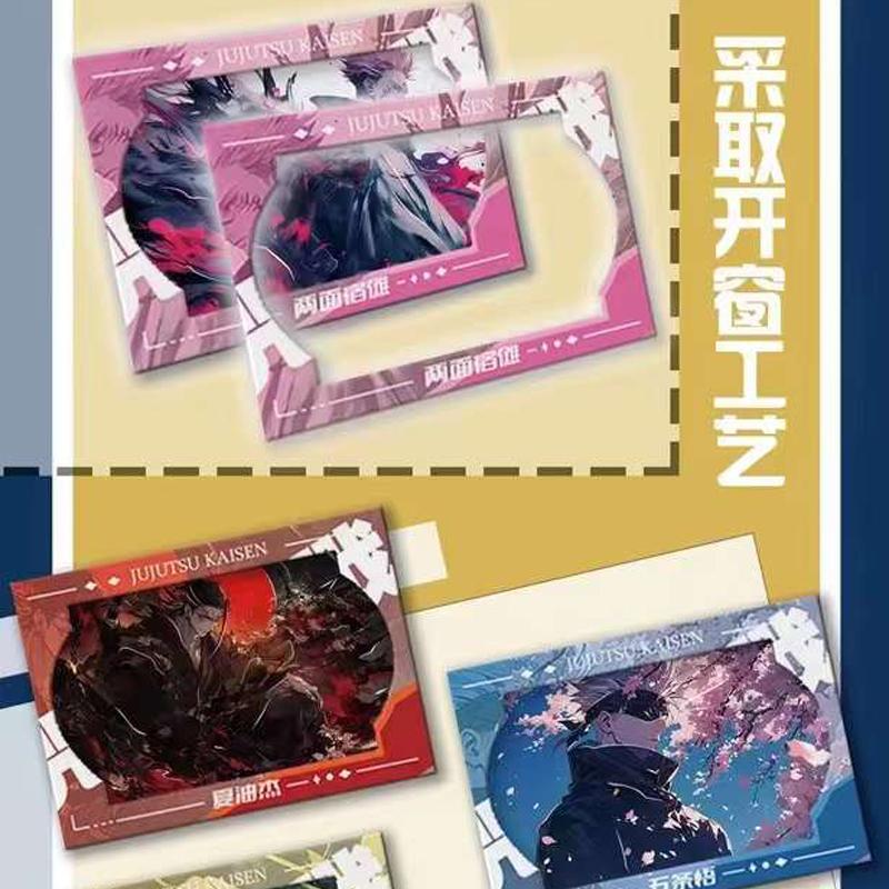 Jujutsu Kaisen Card Anime Character Itadori Yuji Kugisaki Nobara Fushiguro Megumi Collection Cards Children Gifts