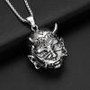 Accessories Style Hannya Ghost Head Punk Long Hip-Hop Niche Necklace Accessories for Men