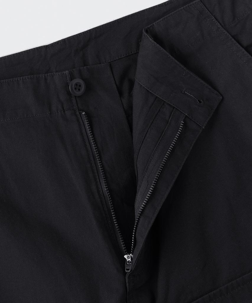 MUSINSA STANDARD Cotton Multi-Pocket Parachute Cargo Pants [Black]