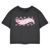 Womens/Ladies Pastel Logo Crop T-Shirt