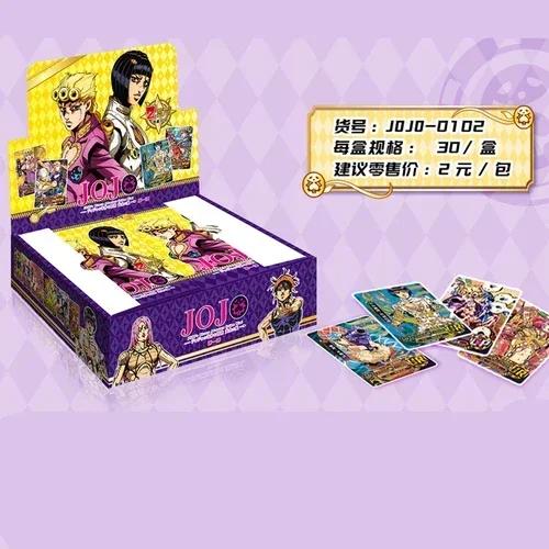 Genuine JOJO s Bizarre Adventure Cards Phantom Bloodline Battle Trend Cards Golden Wind Chapter Anime Collectible Cards