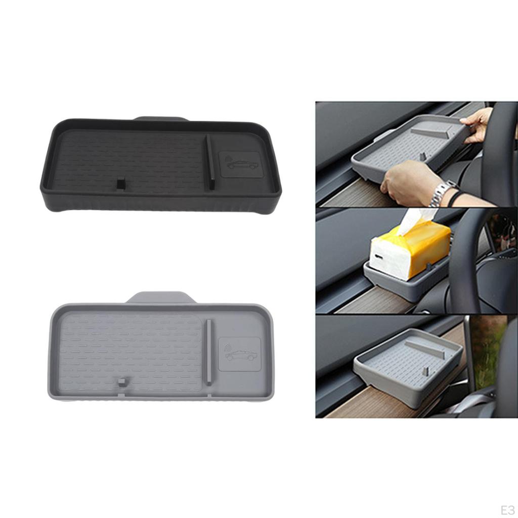 Dashboard Center Console Tray Silicone Professional for Model 3 Y