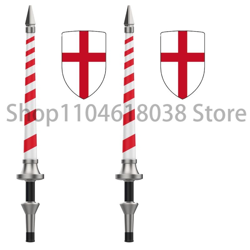 Medieval Military Figures Octopus Sea Demon Knights Building Blocks Weapons Accessories Sword Temple Spear Shield MOC MINiBricks