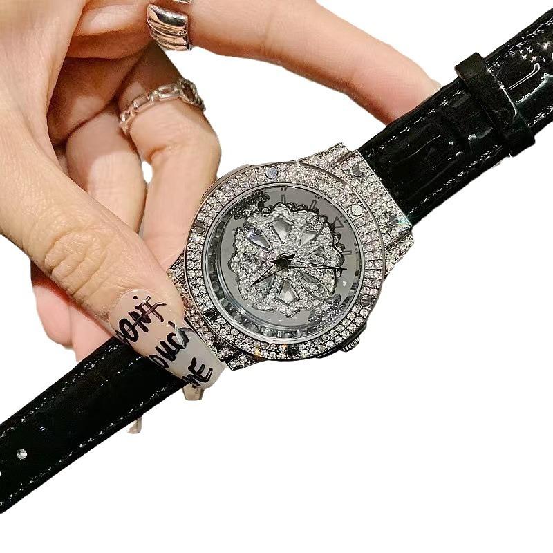Times Come And Go, Watches Full Of Diamonds, Gypsy Stars, Diamond-Encrusted Personalized Hollow Watches, Women'S Watches