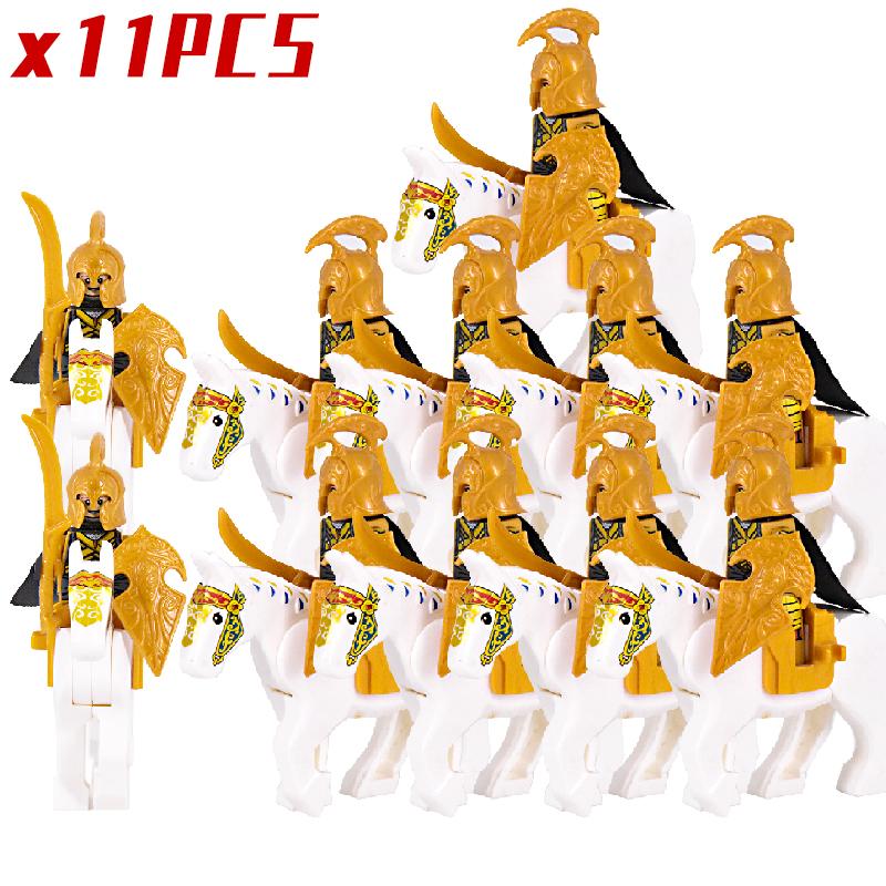 Elfii Soldat Cu Cal de Război Armate Figuri lotr Armură Garda Războinic Arcaș Cavaleri Medievali Blocuri de construcție Cărămizi jucării cadouri