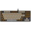 Wired Gaming USB Compact Mechanical Keyboard with Full Rhythm and Blue 9 Different LED Backlight Breathing Compatible with 89-Key Keyboard, Function,