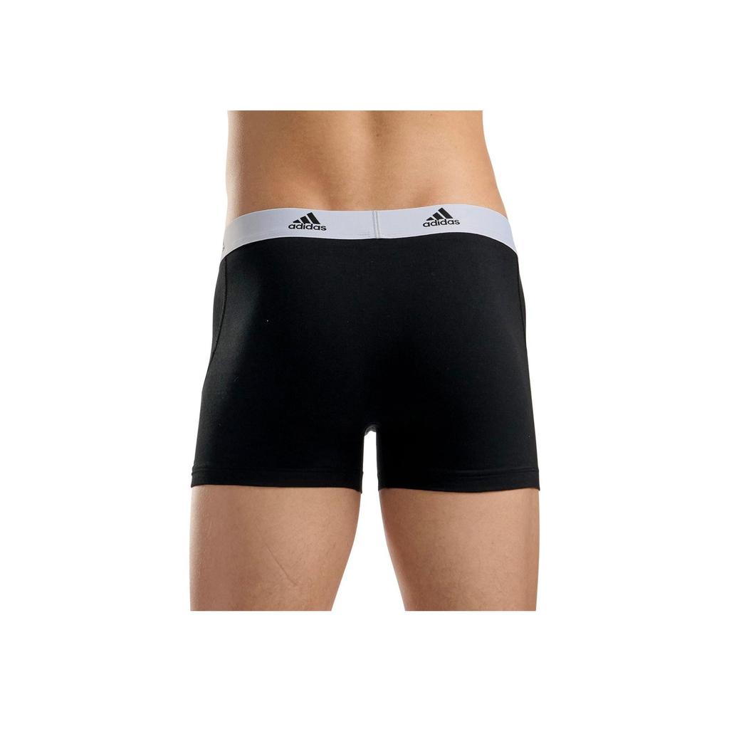 Adidas Letter Waist Design Elastic Comfortable Quick-Dry Sports Boxer Shorts 2-Pack Men Shorts Black 4A1M20