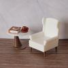 Dollhouse Miniature Living Room Sofa, Coffee Table & Chairs Set