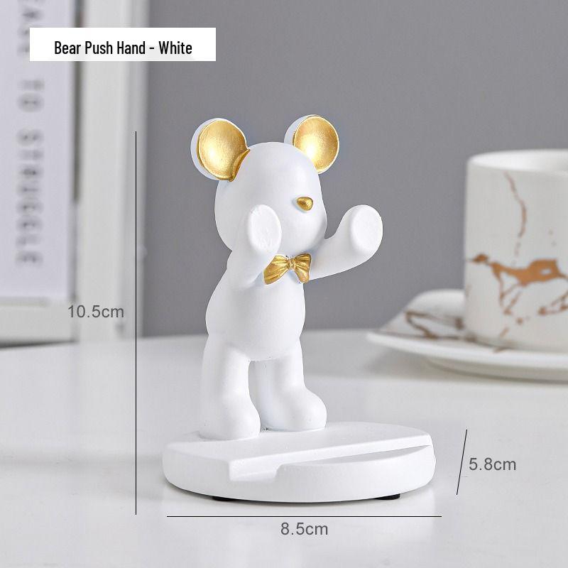 Cute Cartoon Phone & Tablet Holder: Creative Desk Ornament for Home or Office Gifts