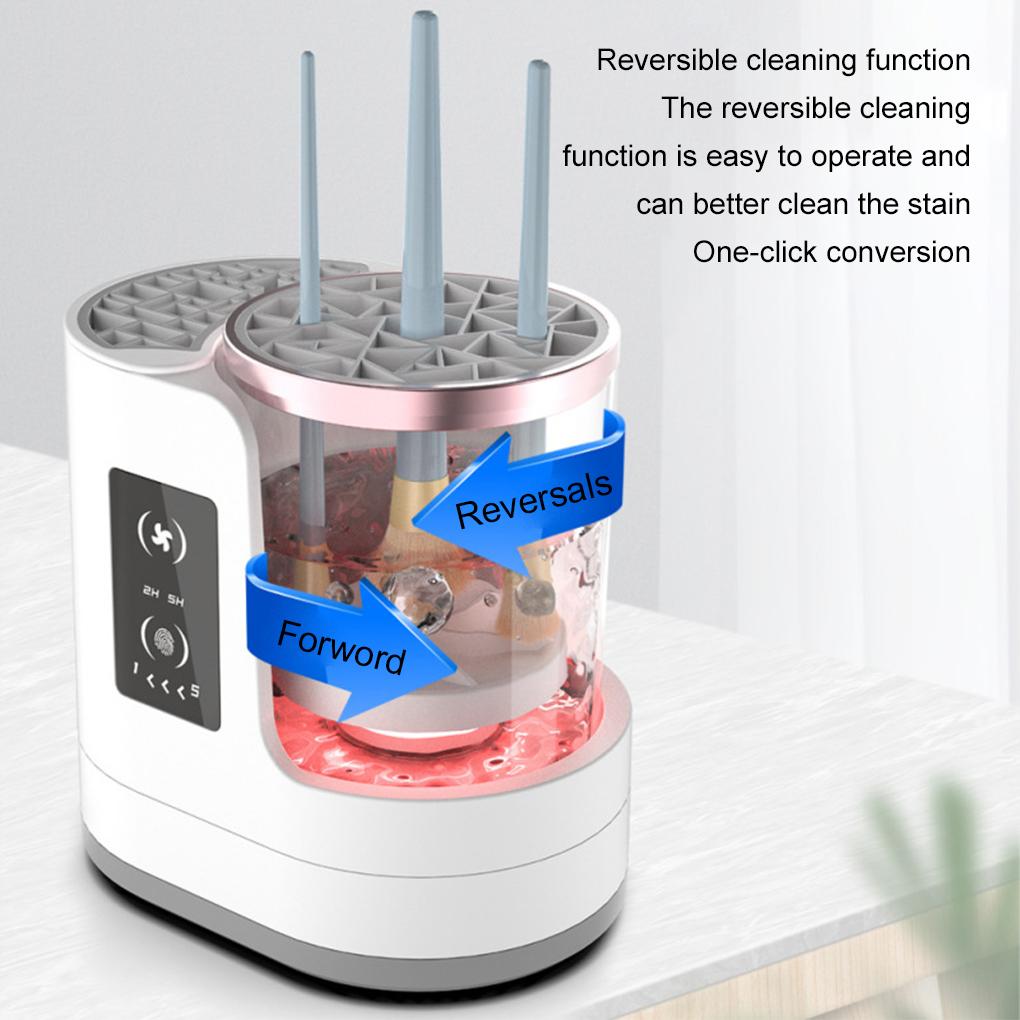 Electric Makeup Brush Cleaner Machine With Drying Function Cleaning Tool Automatic Brushes