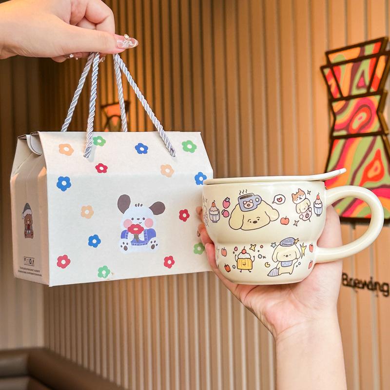 Dívka dárek k narozeninám pár roztomilé prase keramický hrnek přítelkyně praktický suvenýr dětský dárkový box