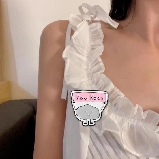 JESTEŚ SUPER Inspirująca Chmurka Broszka Stop Cynku Odznaka Klapowa Torba Ubrania Ozdobna Broszka Dodatek Statement